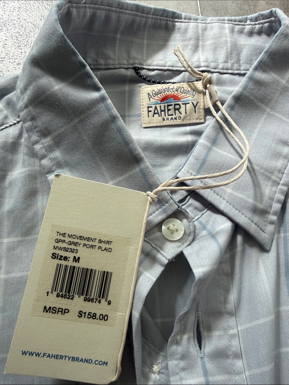 Men’s Faherty button down - Picture 3 of 7